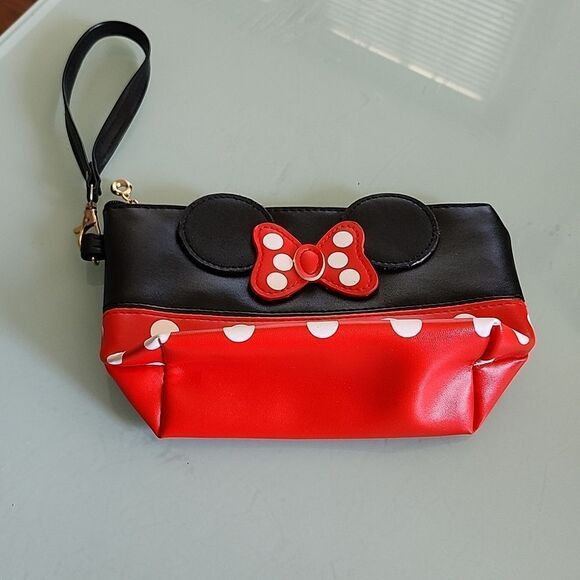 NWOT Minnie Mouse Wristlet/ Cosmetic Bag - Picture 3 of 7